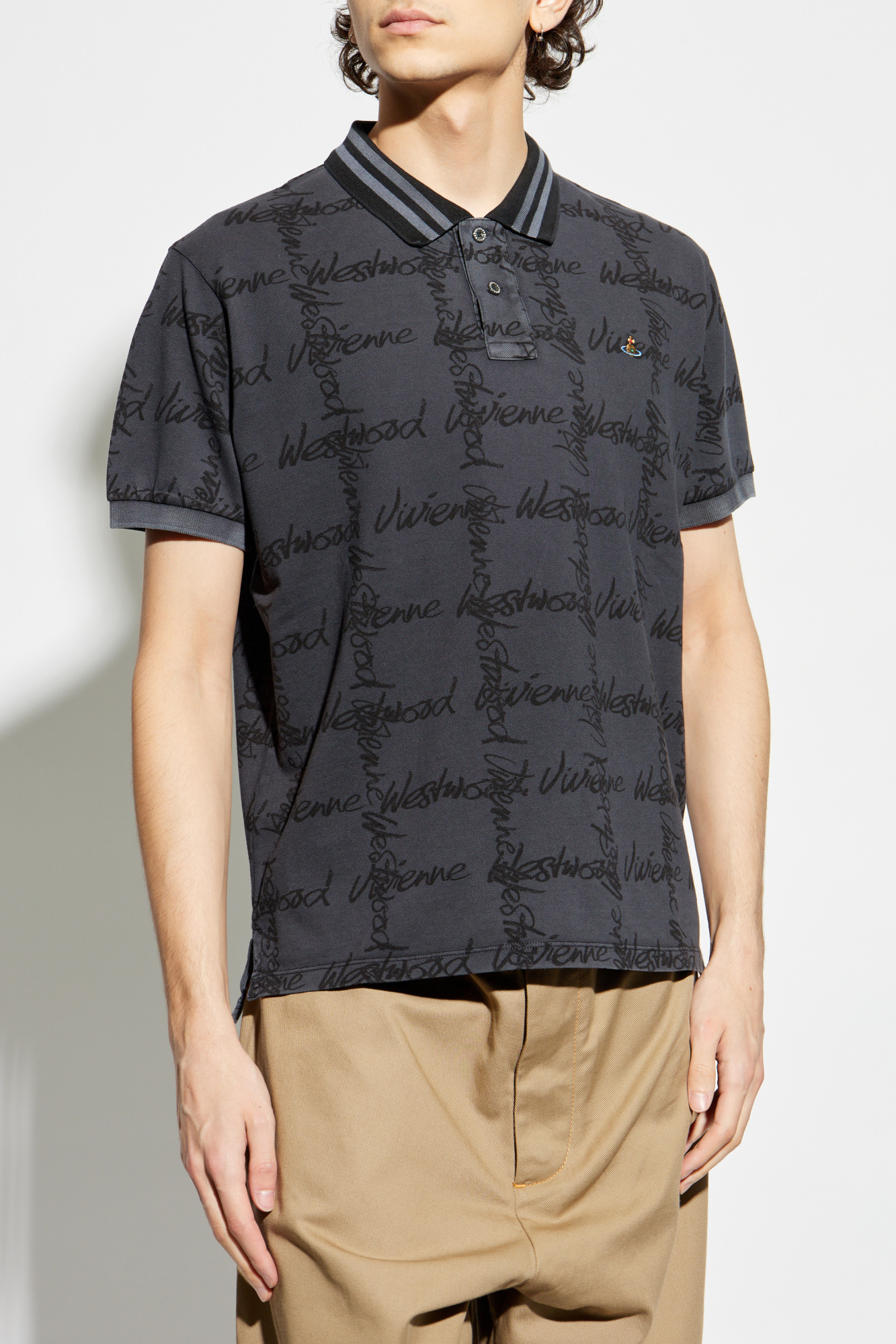 Vivienne Westwood Monogram Polo | Men's Clothing | Vitkac